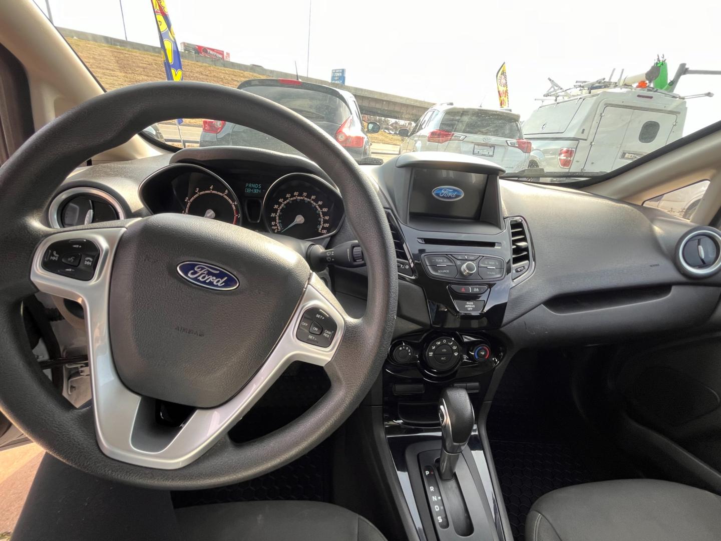 2019 WHITE FORD FIESTA SE SE Hatchback (3FADP4EJ2KM) with an 1.6L L4 DOHC 16V engine, located at 8101 E. Skelly Dr., Tulsa, OK, 74129, (918) 592-3593, 36.121891, -95.888802 - Photo#6